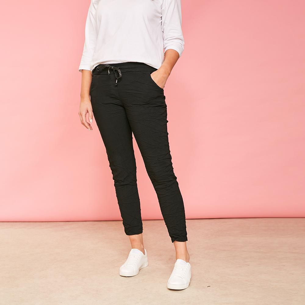 Charlie Relaxed Stretch Jogger(Black)