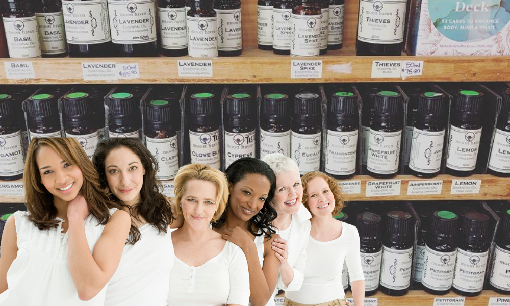 Women and Moon Haven essential oils