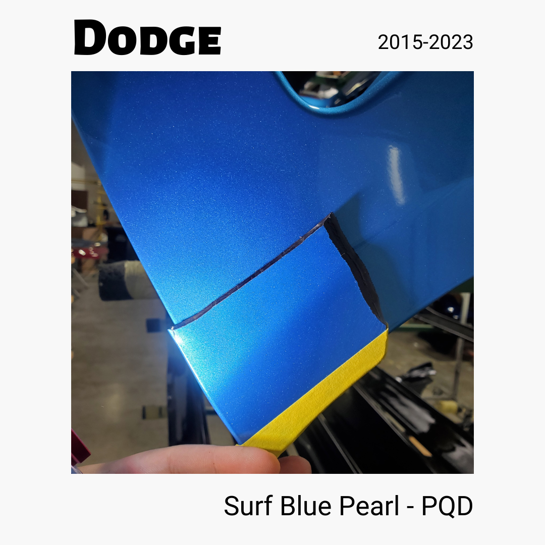 2015-2023 Dodge Charger Surf Blue Pearl PQD - ReveMoto Custom Paint Match