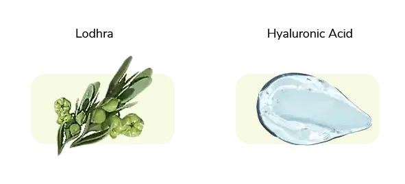 Lodhra and Hyaluronic Acid