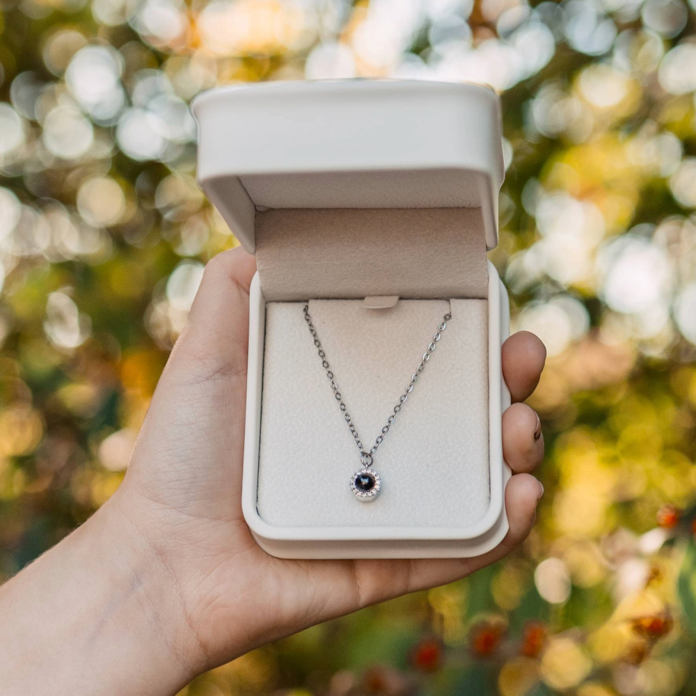 Classic Custom Pet Photo Memory Necklace - Cuddle Clones