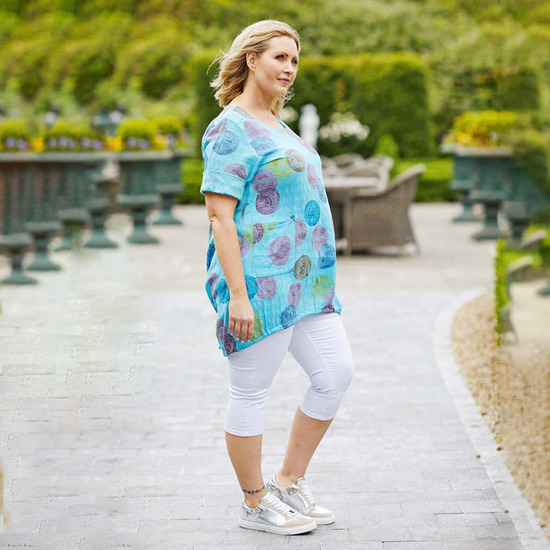 Grace Bubble Top (Blue)