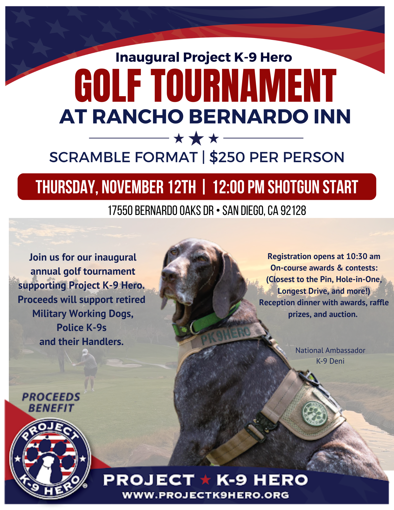 Project K-9 Hero Golf Tournament