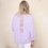 Lace Back Daisy Top in Lilac