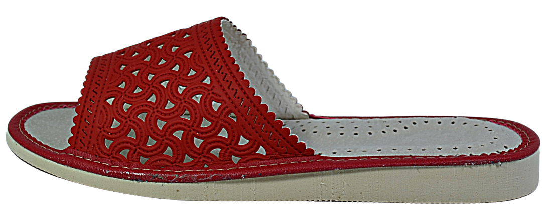 Aella - Women leather slides- Reindeer Leather