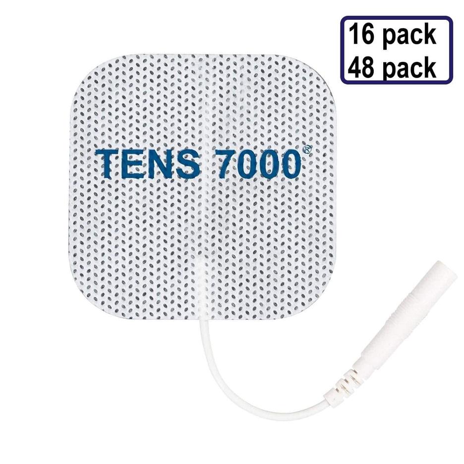 TENS 7000 Electrode Pads 16/48 Pack 2" x 2" Replacement Pads