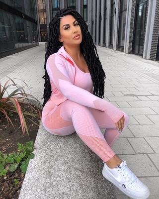 Aura in 3 piece track suit