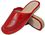 Doris - Ladies Red house slippers - Reindeer Leather