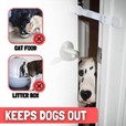 door latch for cats keep dogs out
