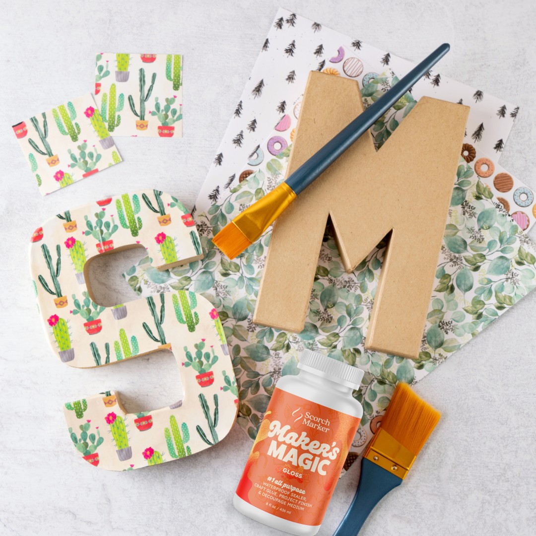 You have to check out makers magic from @Scorch Marker ! This post is , Mod Podge Crafts