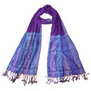 purple scarf women
