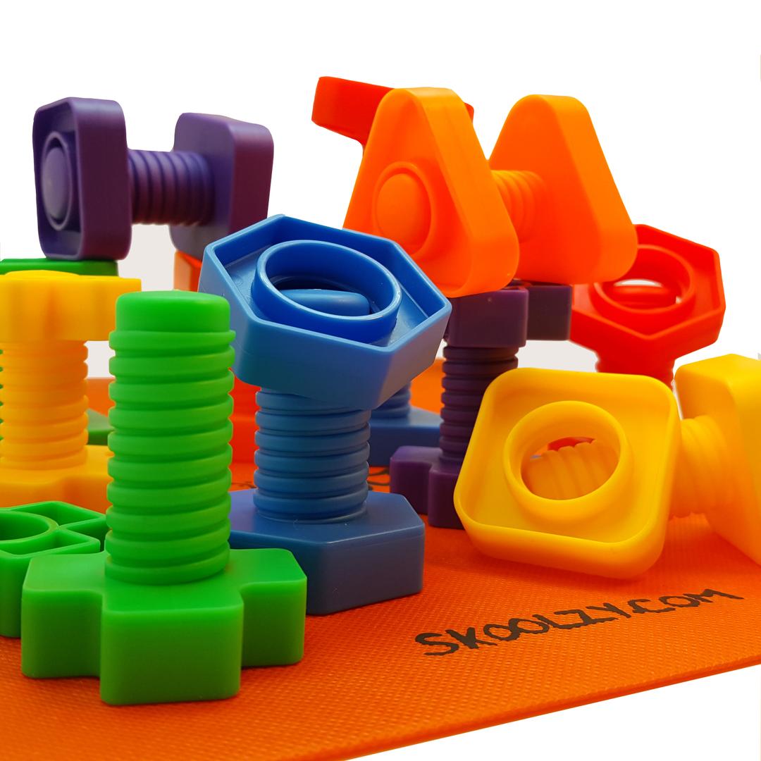 Nuts and Bolts Set For Toddlers Preschoolers Nuts and Bolts Toy