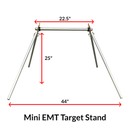 emt steel target stand mini front