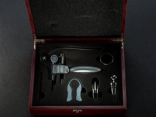 Wine Gift Set, Wine Tools, 5pc Wine Opener Set Personalized, Wine