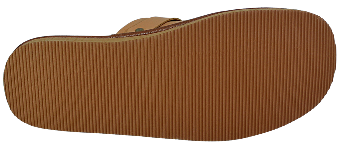 Kai - Mens indoor leather scuff slippers - Reindeer Leather