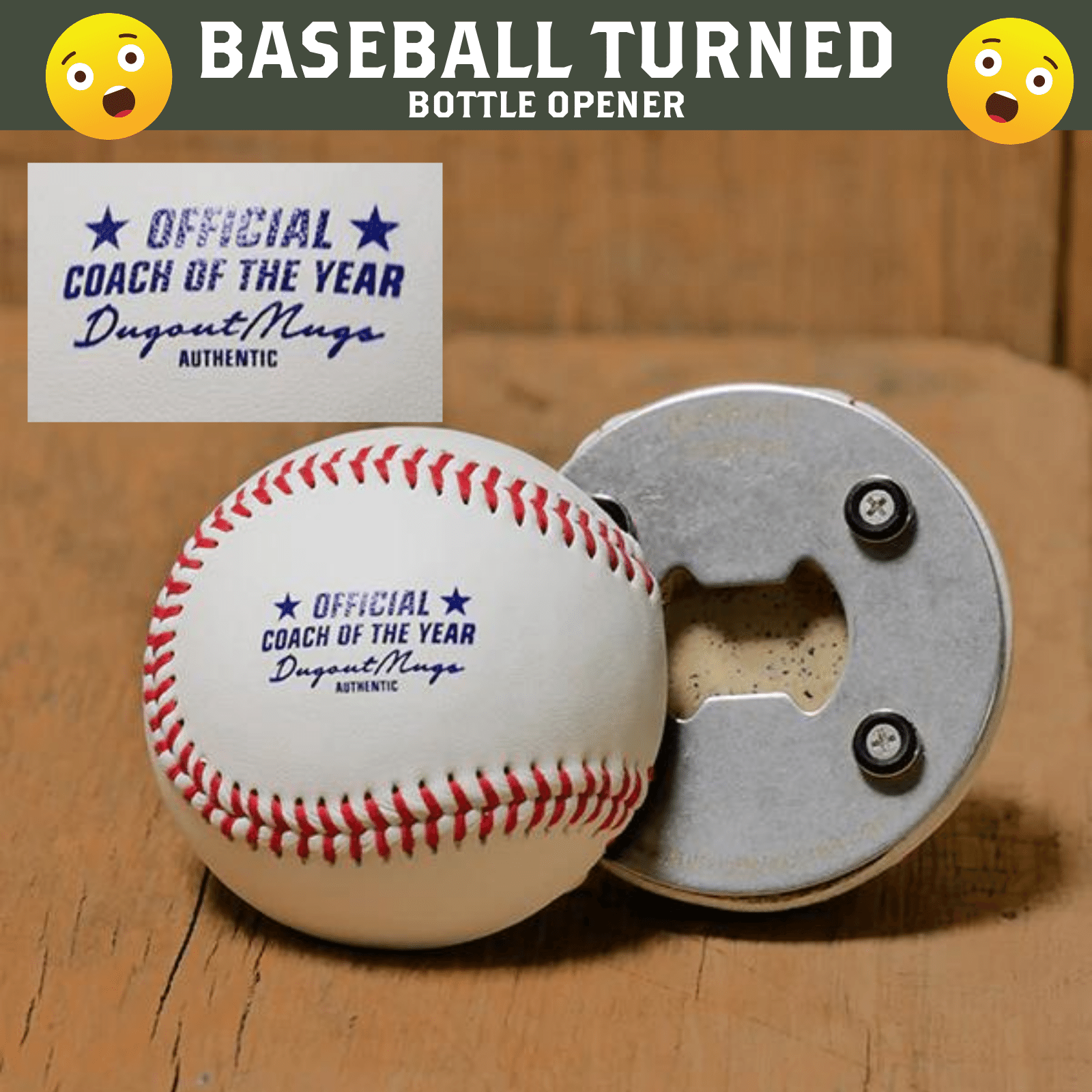 baseball bottle opener