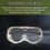 Safety Goggles - Lab Glasses - Medical Face Protection - Clear Lens Anti-Splash - Dust Proof Wearable Eyeglasses - 2 Pairs