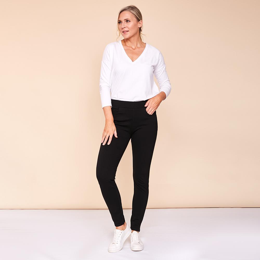 Ann Stretch Trousers (Black)