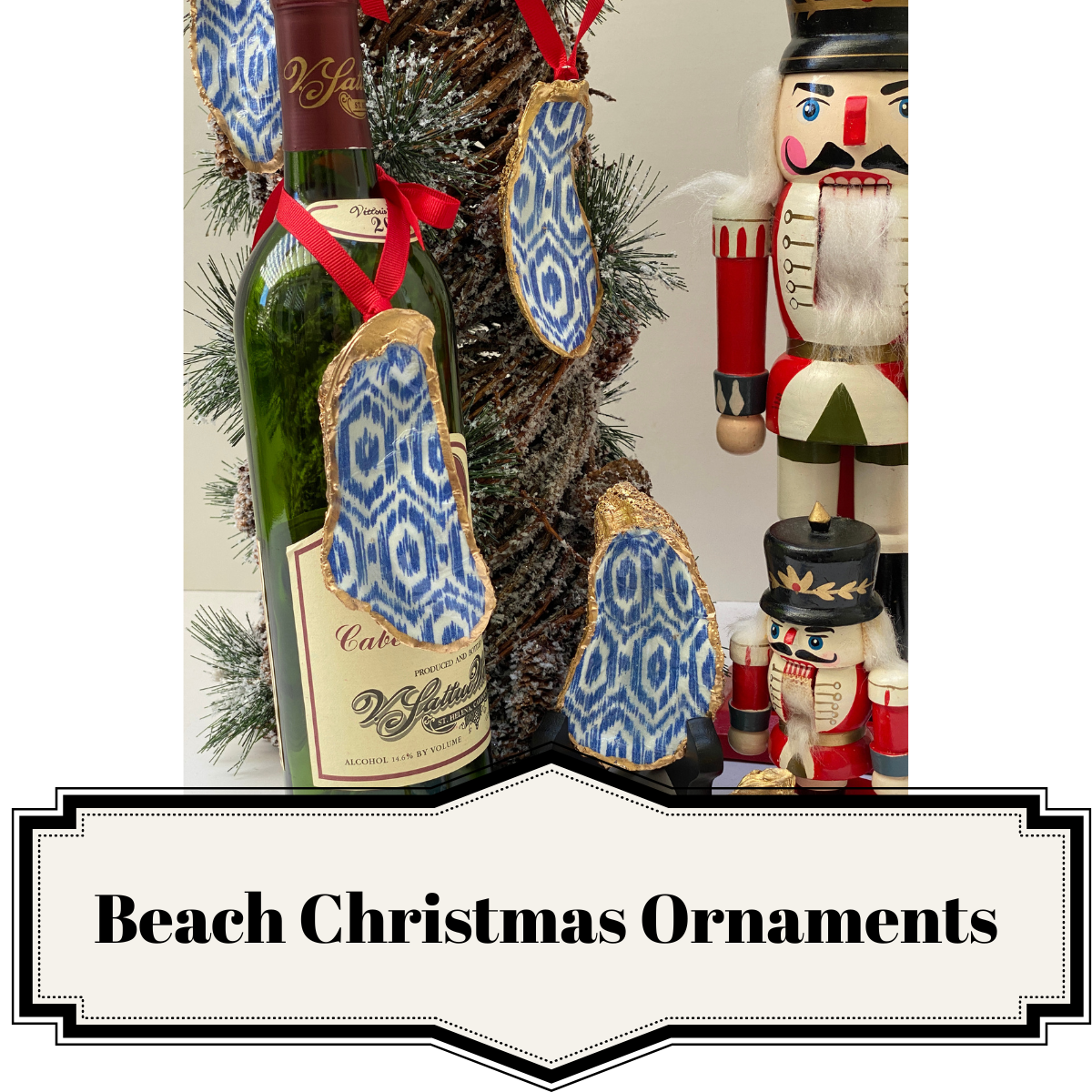 Learn how to incorporate beach Christmas ornaments in your holiday decor