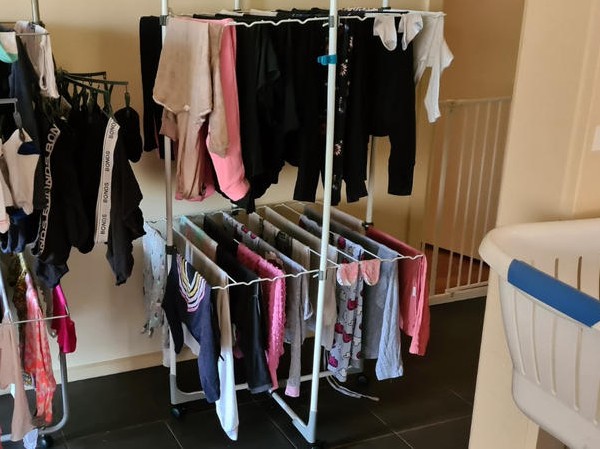 Tiered Clothes Drying Rack
