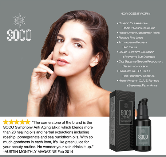 Anti aging elixir oil SOCO Botanicals blog