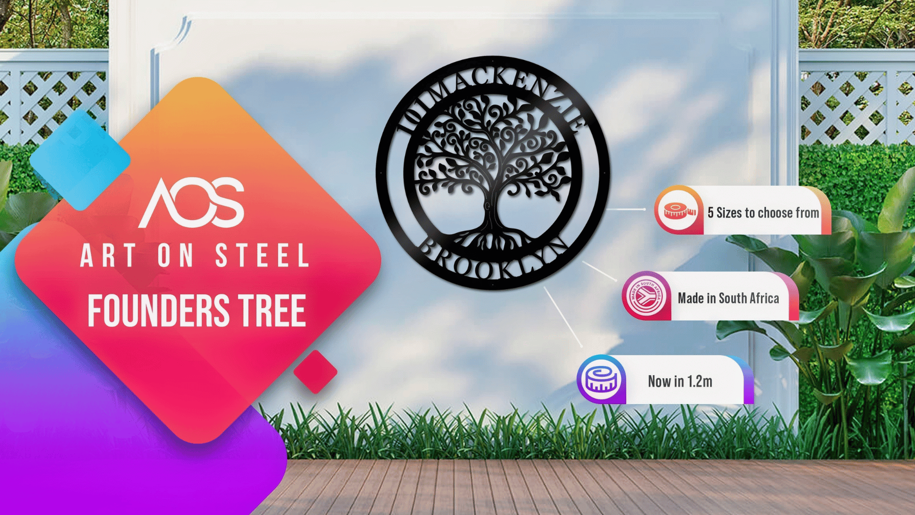 Custom Founders tree of Life | Art on Steel