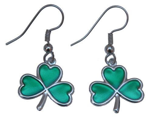 Irish Shamrock Earrings