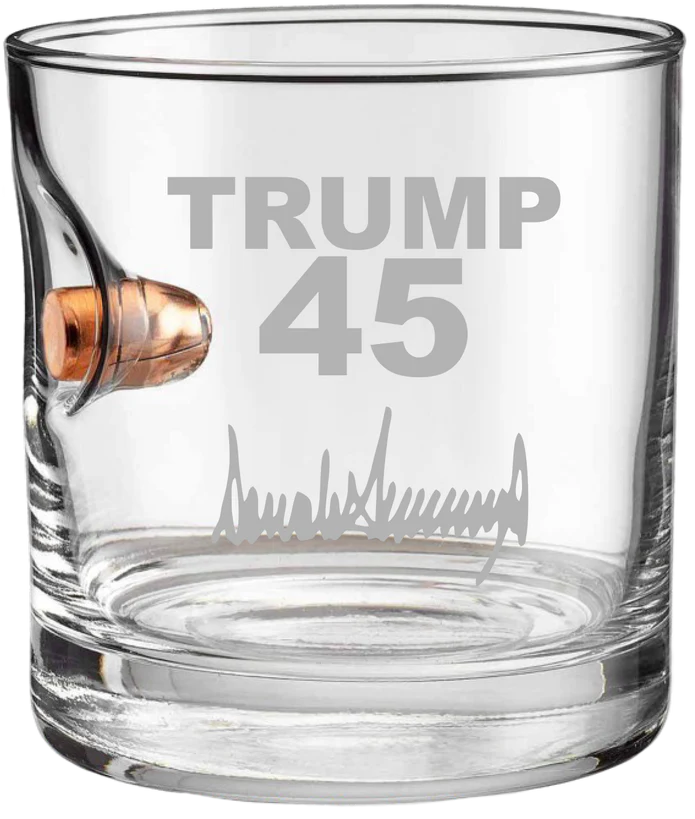 Trump Bullet Glass