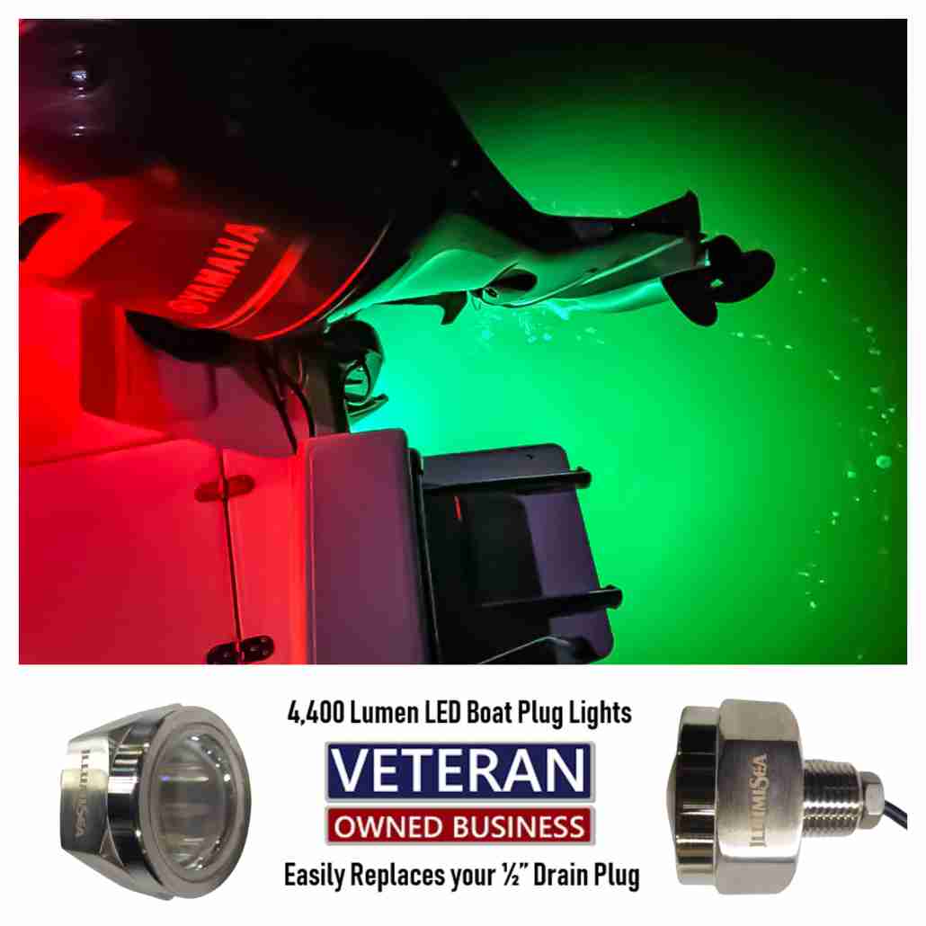 led boat plug transom lights