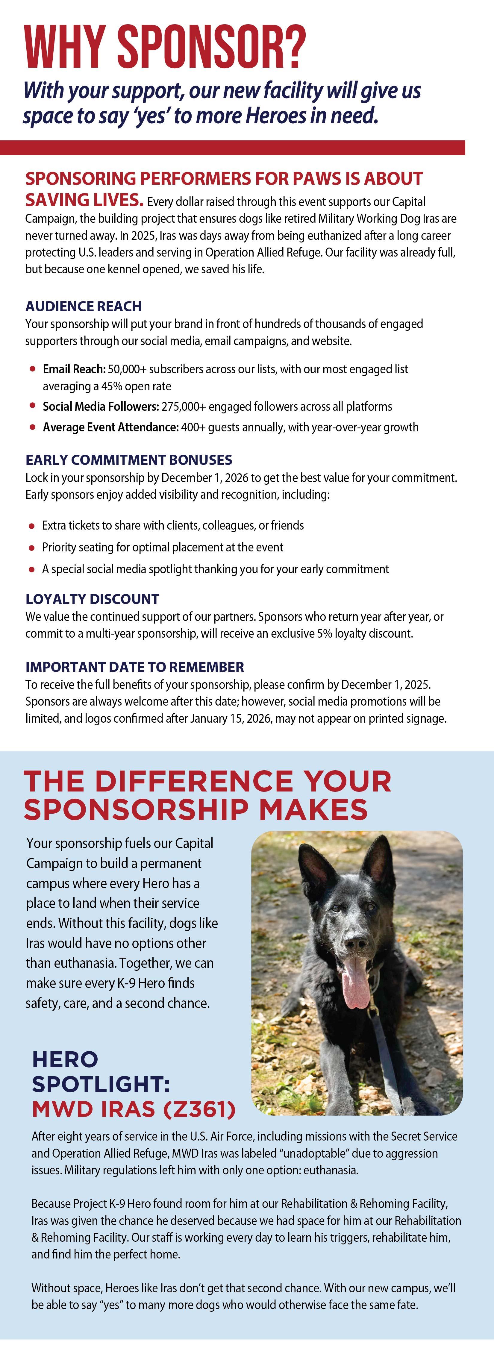 3rd Annual Performers for Paws