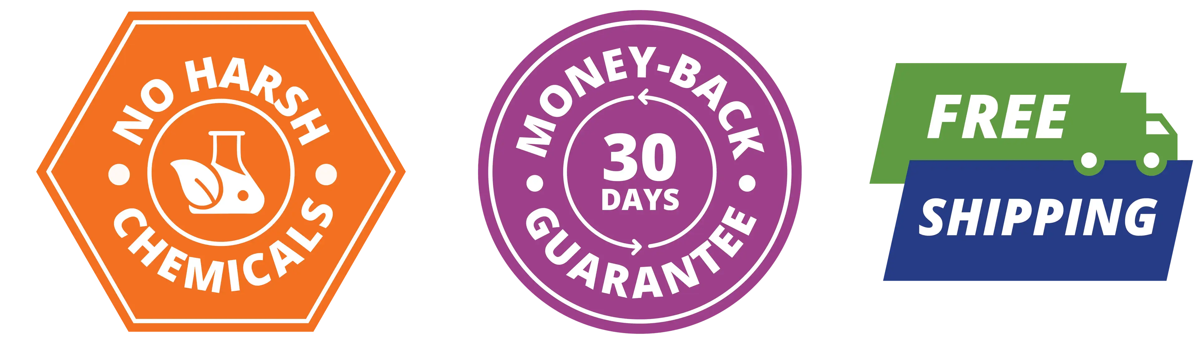 VEGAN | Not tested on animals | no harmful chemicals | non-toxic | 30 days money-back guarantee | free shipping