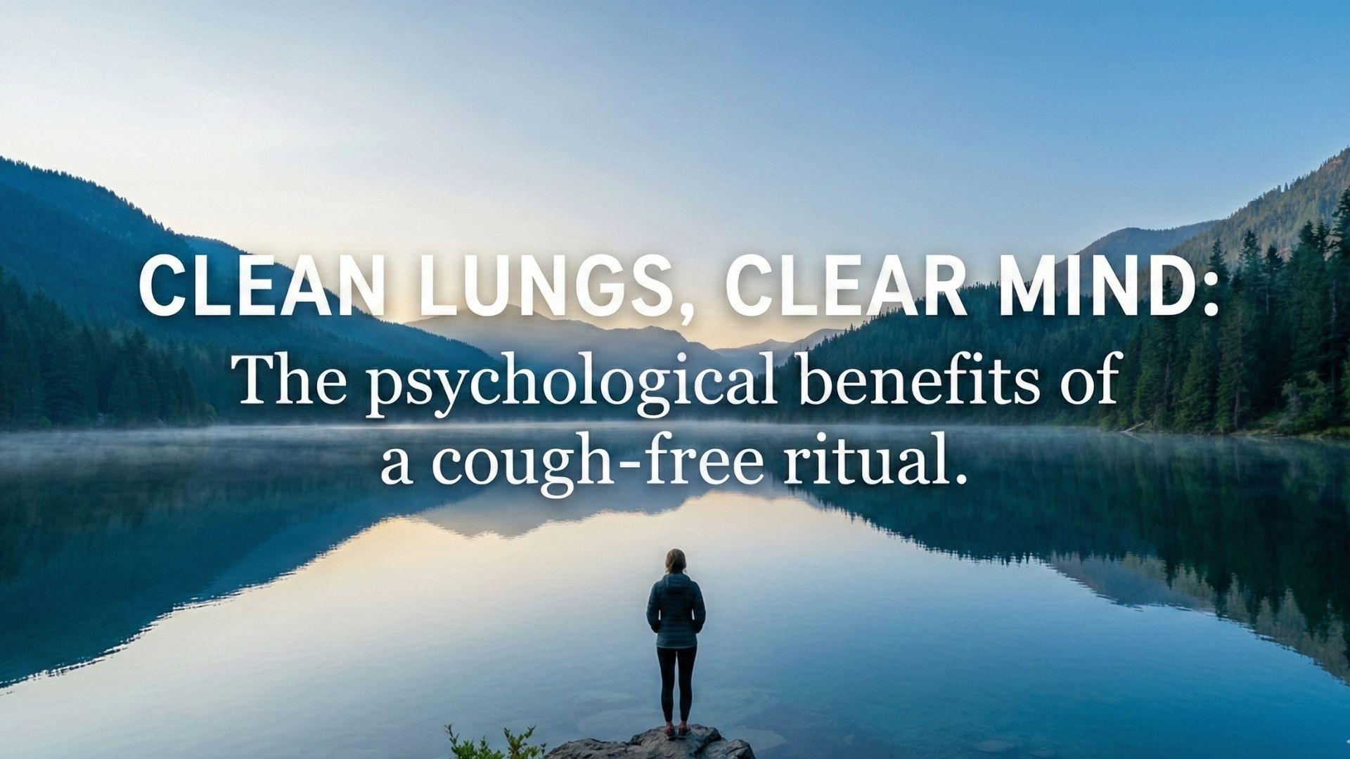 Clean Lungs, Clear Mind: The psychological benefits of a cough-free ritual.
