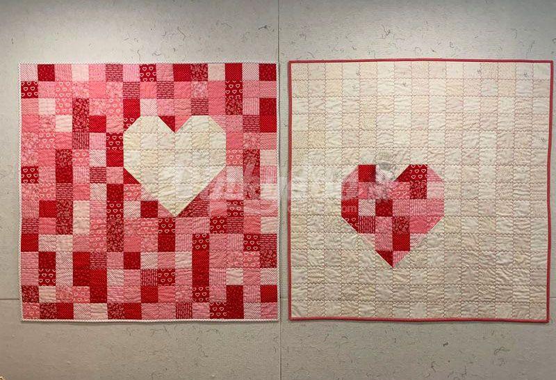 twin hearts quilt