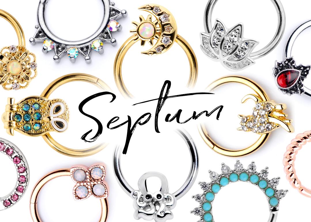 Kinds of hot sale septum rings