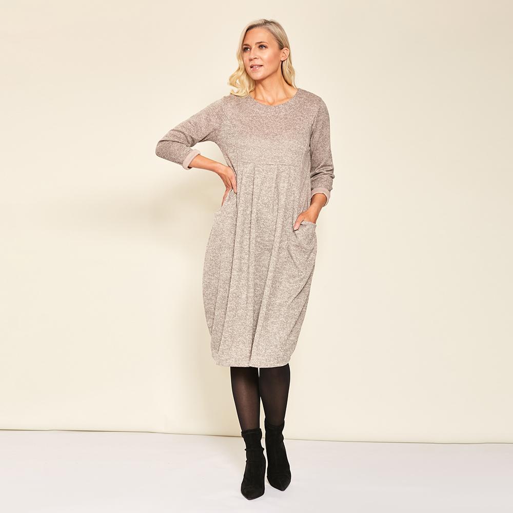 Luanne Dress (Beige)