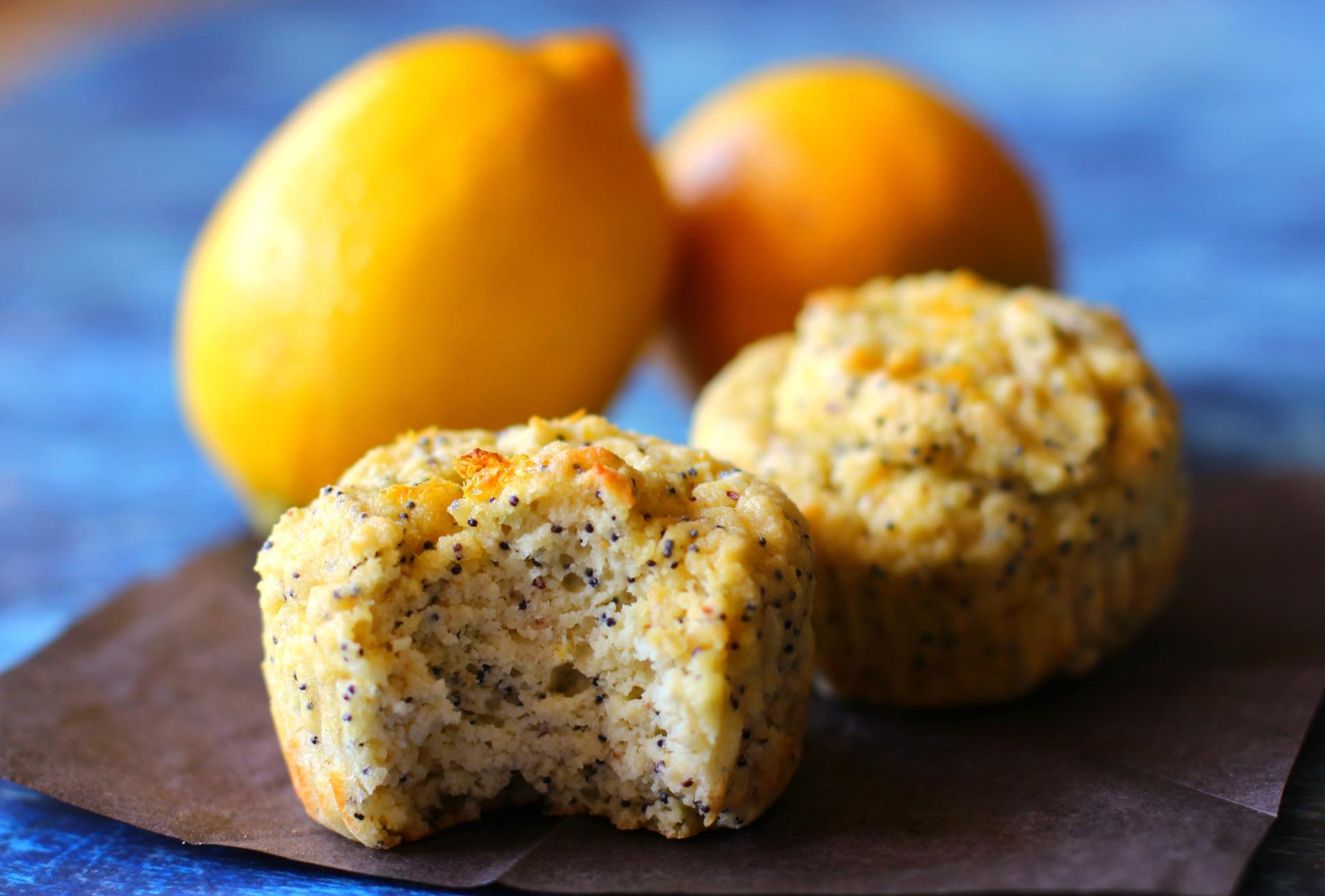 Keto Paleo Lemon Poppyseed Muffins - Wellness Bakeries