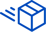 Shipping box icon.