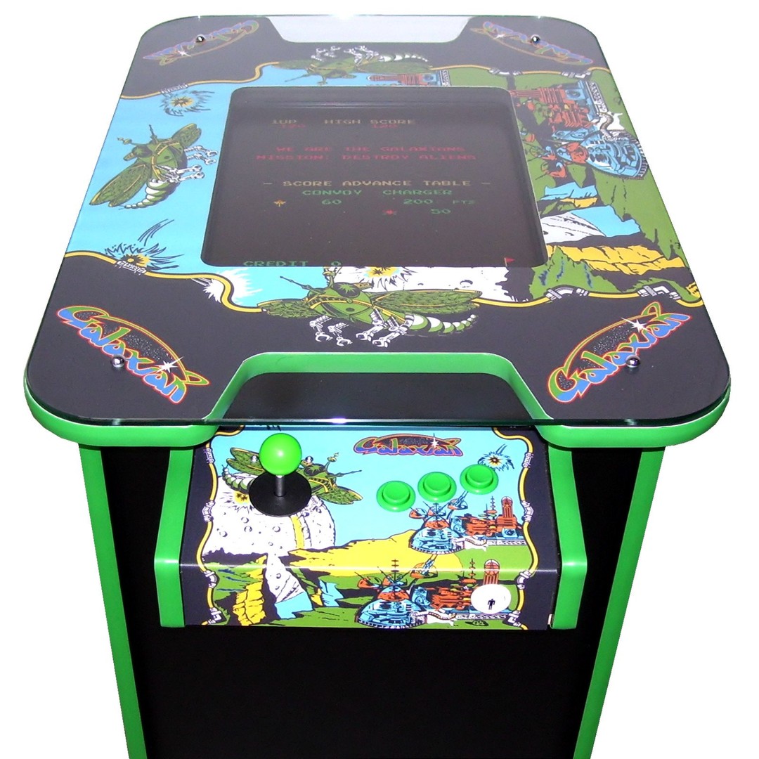 galaxian tabletop arcade game art profile