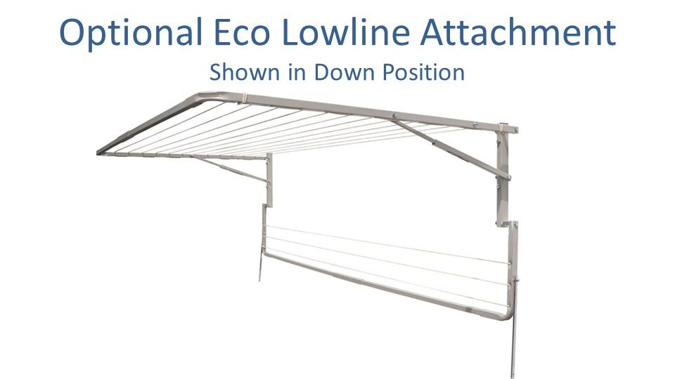 eco 180cm wide lowline attachment show in down position