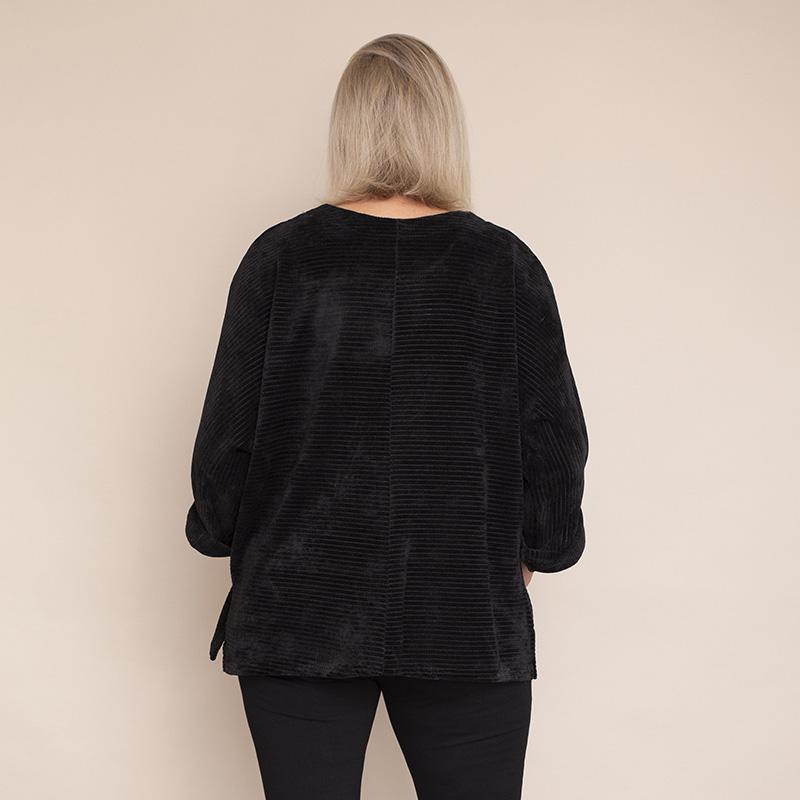 Emily Vevet Top (Black)