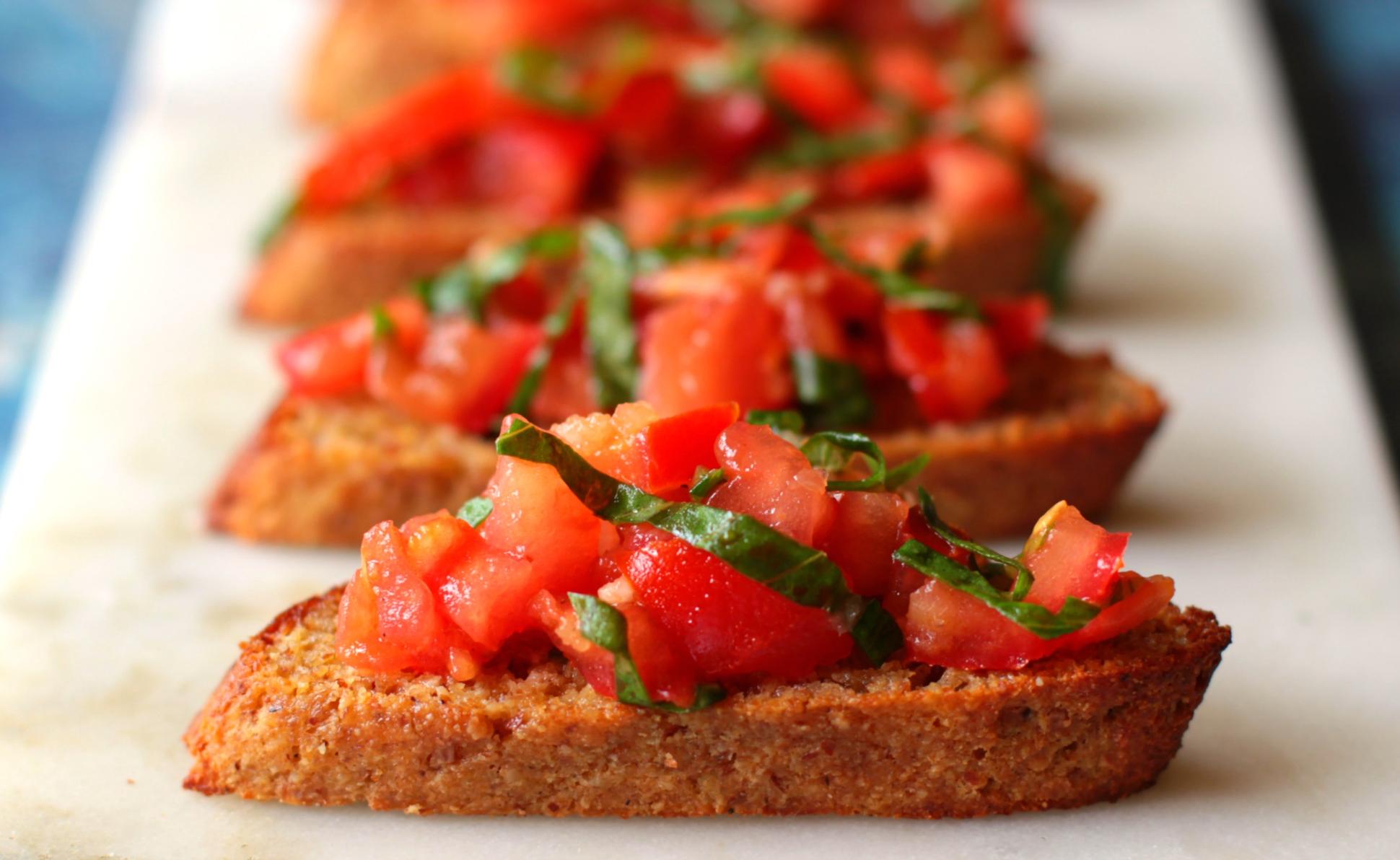 Keto Paleo Bruschetta Wellness Bakeries
