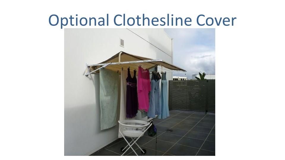 2.4m wide clothesline cover