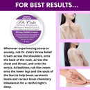 Dr. Cole's Stress Relief Cream instructions for best results