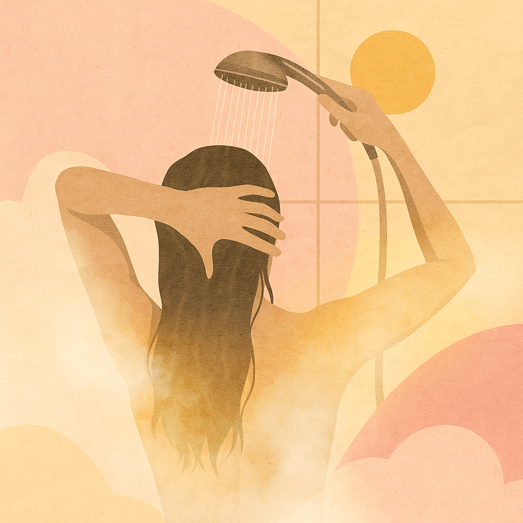 De bonnes douches chaudes