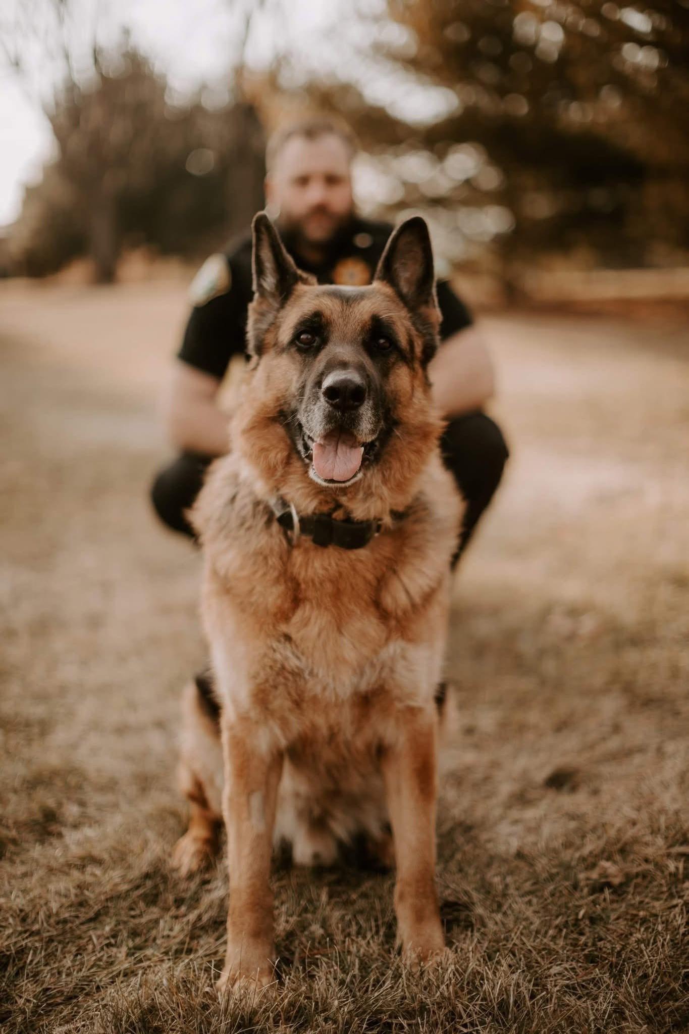 k9 tek 232 soft focus with his handler