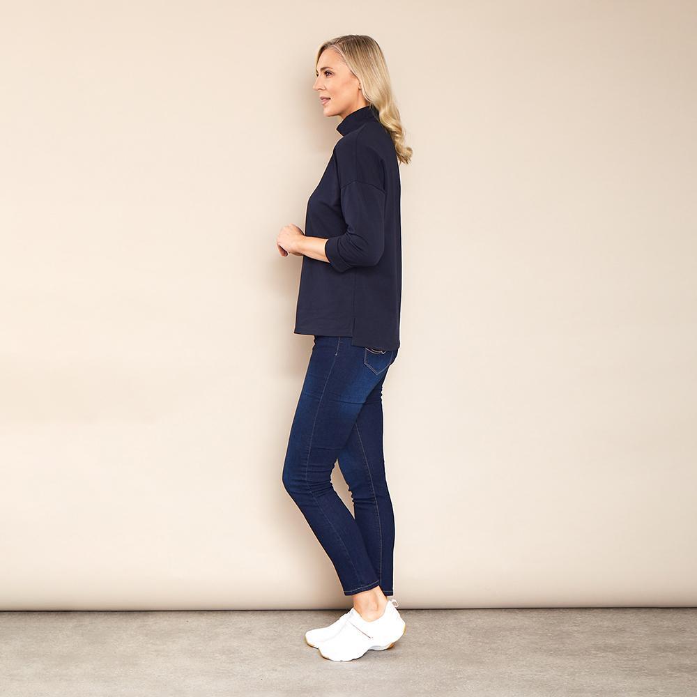 Gina Crew Neck (Navy)