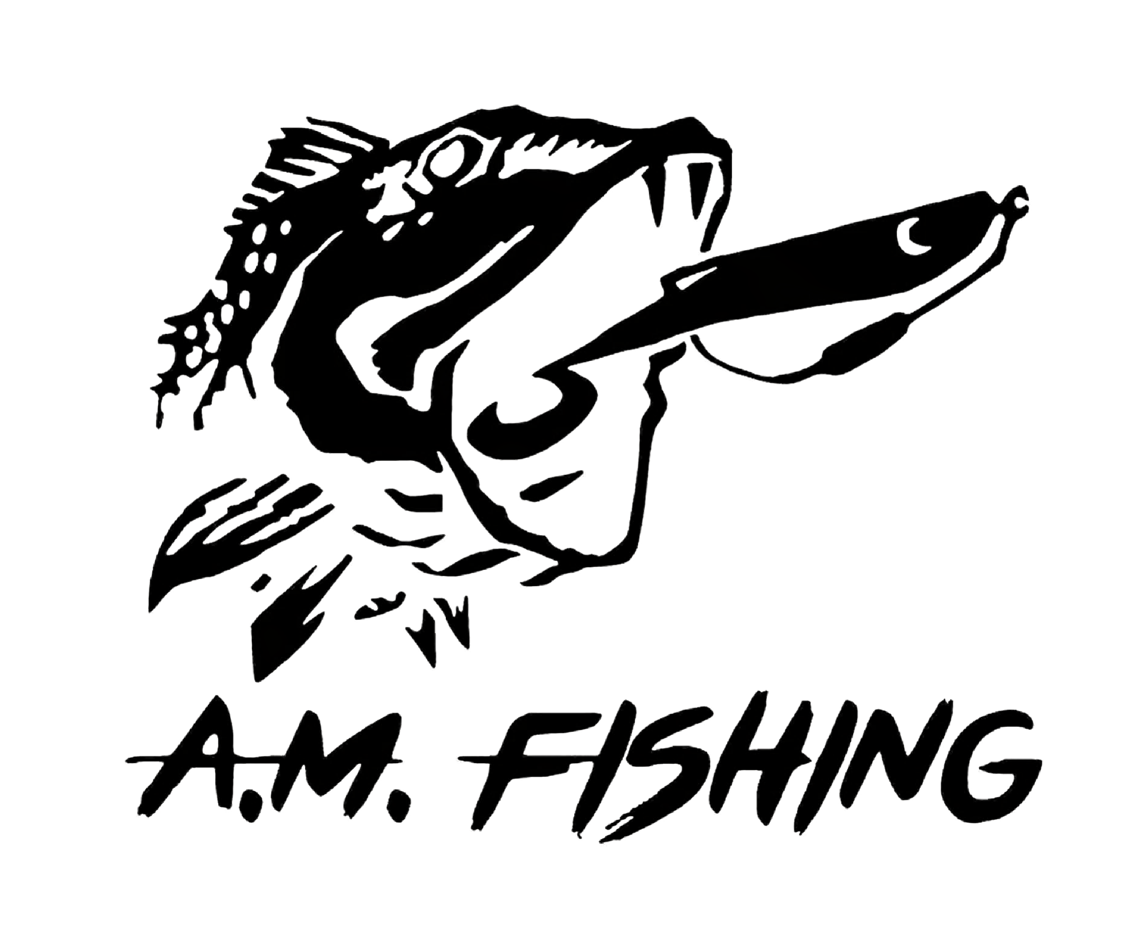 A.M. Fishing Trout Logo