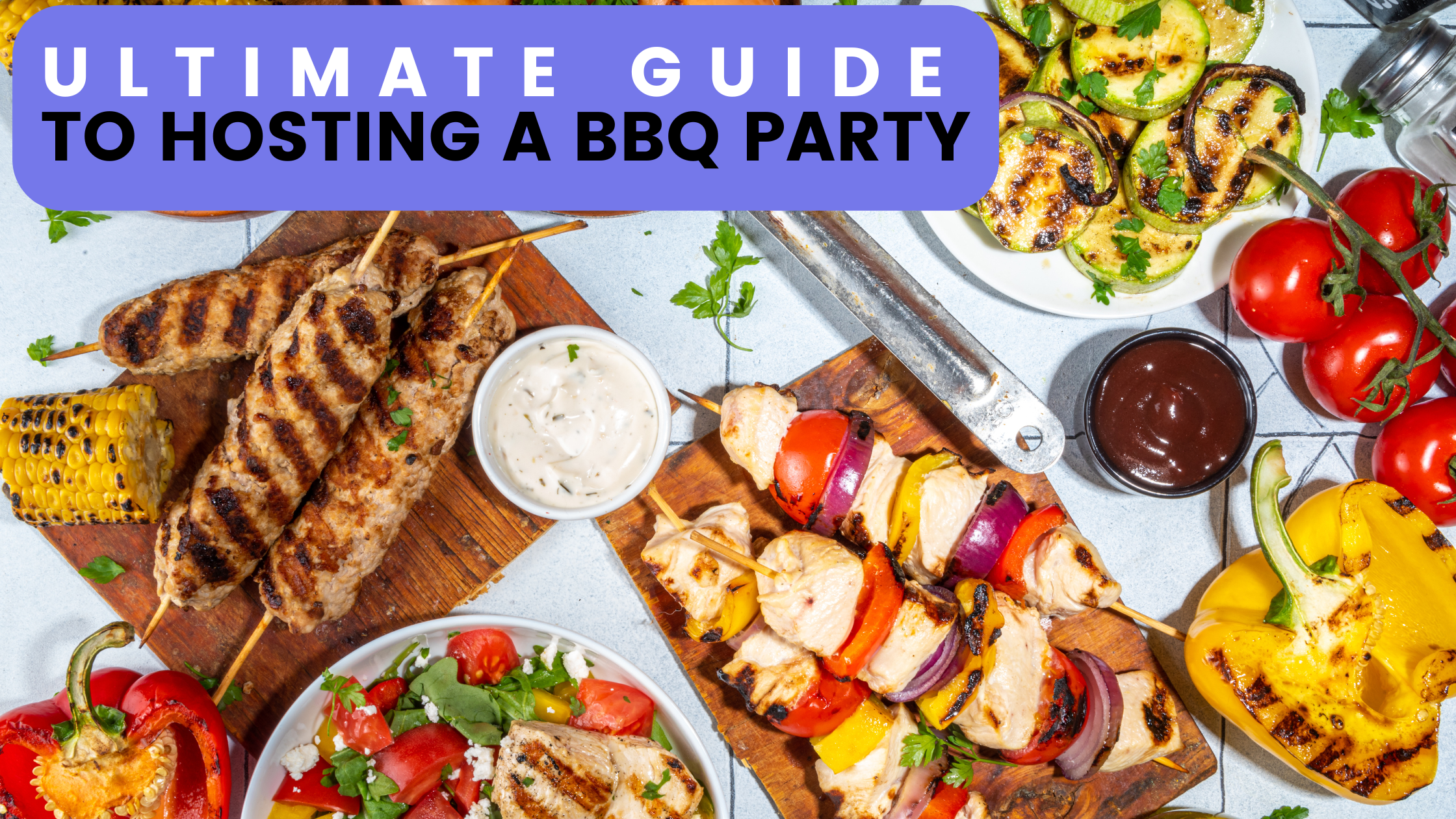 hosting bbq garden party