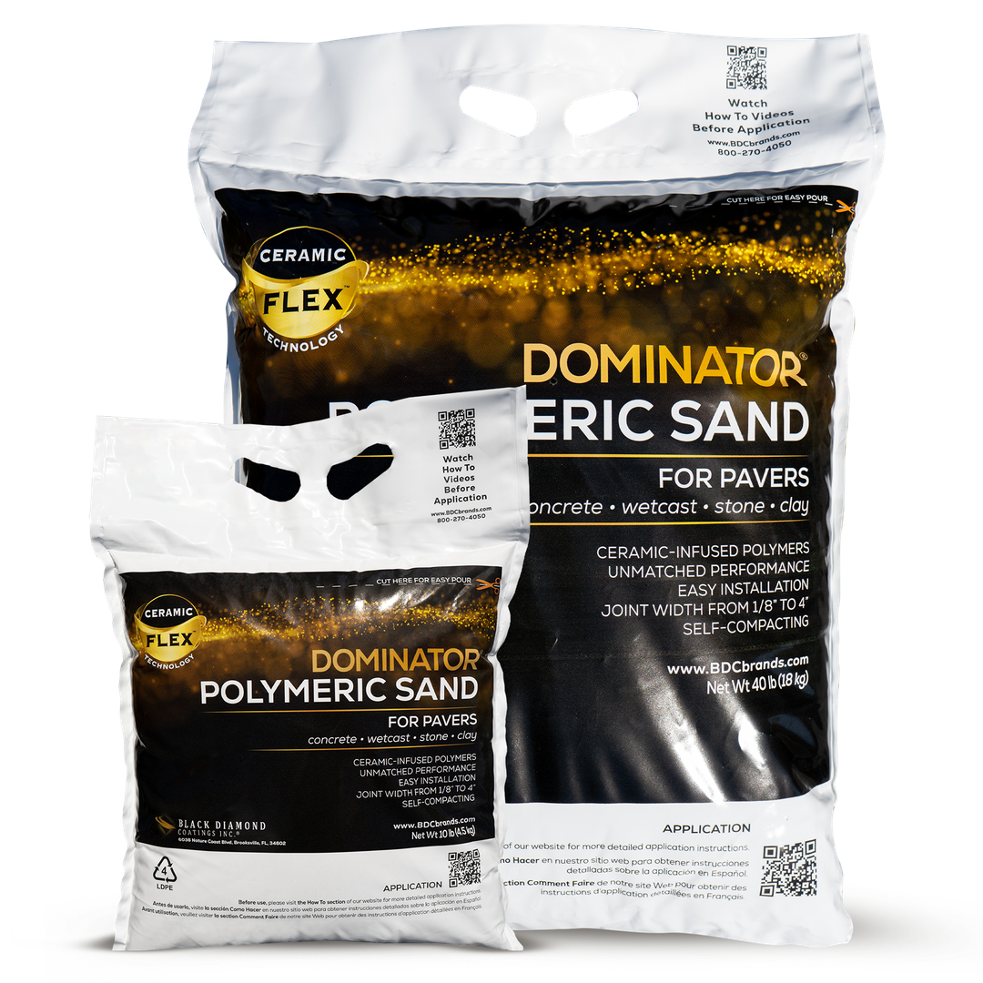 DOMINATOR Polymeric Sand Application Black Diamond Coatings