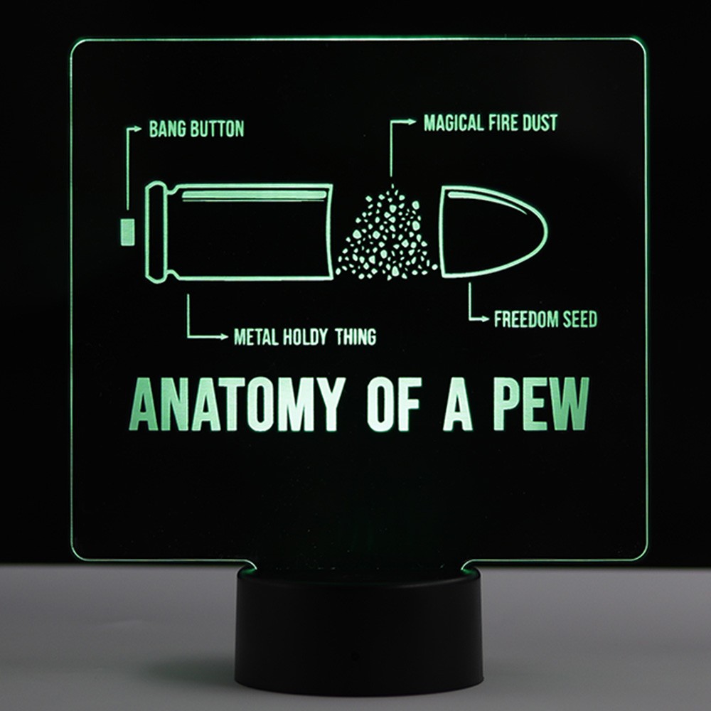 Anatomy of a Pew LED Sign